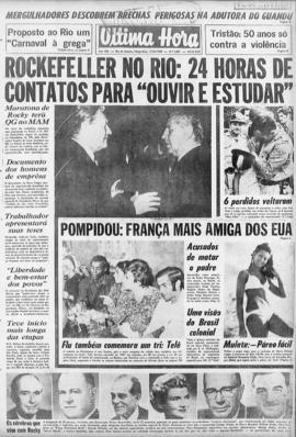 Última Hora [jornal]. Rio de Janeiro-RJ, 17 jun. 1969 [ed. vespertina].