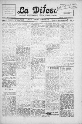 La Difesa [jornal], a. 3, n. 5. São Paulo-SP, 24 jan. 1925.