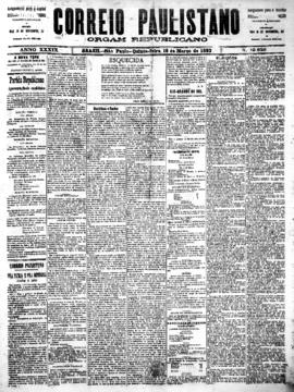 Correio paulistano [jornal], [s/n]. São Paulo-SP, 16 mar. 1893.