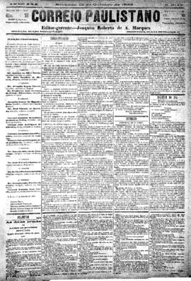 Correio paulistano [jornal], [s/n]. São Paulo-SP, 13 out. 1883.