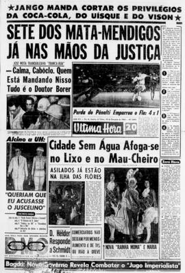 Última Hora [jornal]. Rio de Janeiro-RJ, 15 fev. 1963 [ed. vespertina].