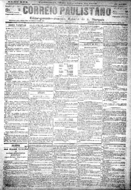 Correio paulistano [jornal], [s/n]. São Paulo-SP, 18 set. 1883.