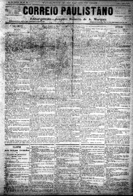 Correio paulistano [jornal], [s/n]. São Paulo-SP, 21 ago. 1883.