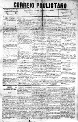 Correio paulistano [jornal], [s/n]. São Paulo-SP, 10 jun. 1882.