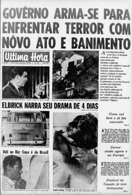 Última Hora [jornal]. Rio de Janeiro-RJ, 09 set. 1969 [ed. vespertina].