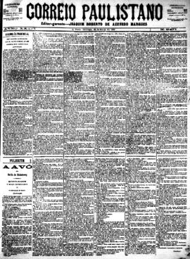 Correio paulistano [jornal], [s/n]. São Paulo-SP, 25 mar. 1888.