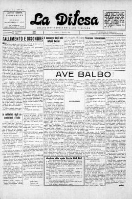 La Difesa [jornal], a. 7, n. 344. São Paulo-SP, 01 mar. 1931.