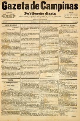 Gazeta de Campinas [jornal], a. 8, n. 1026. Campinas-SP, 05 mai. 1877.