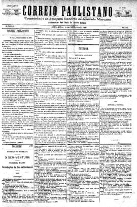 Correio paulistano [jornal], [s/n]. São Paulo-SP, 10 set. 1880.