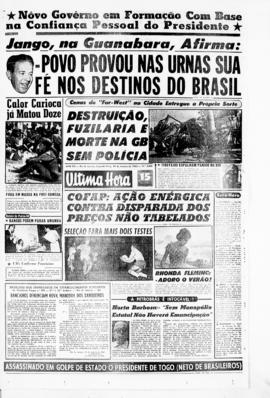 Última Hora [jornal]. Rio de Janeiro-RJ, 14 jan. 1963 [ed. vespertina].