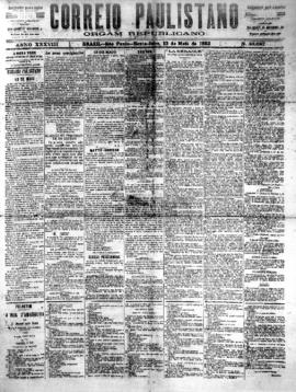 Correio paulistano [jornal], [s/n]. São Paulo-SP, 13 mai. 1892.