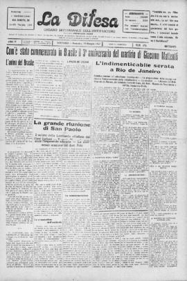La Difesa [jornal], a. 4, n. 170. São Paulo-SP, 19 jun. 1927.