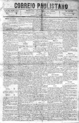 Correio paulistano [jornal], [s/n]. São Paulo-SP, 13 mai. 1882.