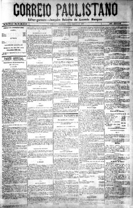 Correio paulistano [jornal], [s/n]. São Paulo-SP, 16 jan. 1887.