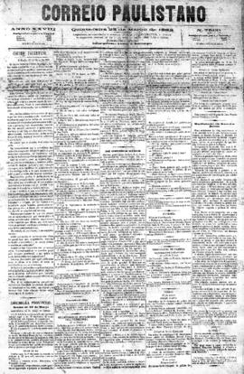 Correio paulistano [jornal], [s/n]. São Paulo-SP, 23 mar. 1882.