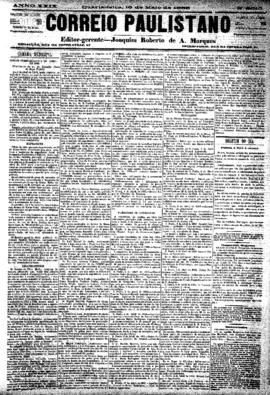 Correio paulistano [jornal], [s/n]. São Paulo-SP, 16 mai. 1883.