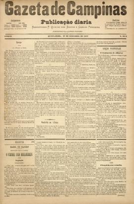 Gazeta de Campinas [jornal], a. 8, n. 1214. Campinas-SP, 27 dez. 1877.