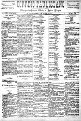 Correio paulistano [jornal], [s/n]. São Paulo-SP, 16 set. 1885.