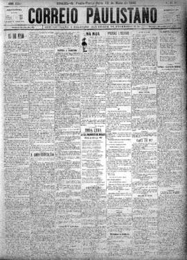 Correio paulistano [jornal], [s/n]. São Paulo-SP, 13 mai. 1890.