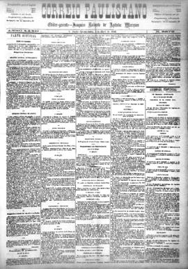 Correio paulistano [jornal], [s/n]. São Paulo-SP, 01 abr. 1886.