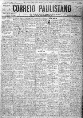 Correio paulistano [jornal], [s/n]. São Paulo-SP, 12 mar. 1890.