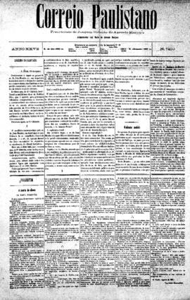 Correio paulistano [jornal], [s/n]. São Paulo-SP, 19 ago. 1881.