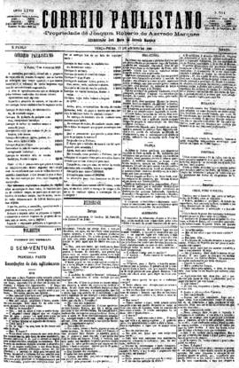 Correio paulistano [jornal], [s/n]. São Paulo-SP, 17 ago. 1880.