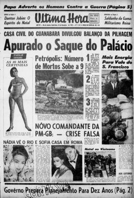 Última Hora [jornal]. Rio de Janeiro-RJ, 24 dez. 1965 [ed. matutina].