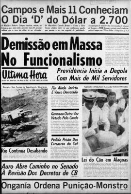 Última Hora [jornal]. Rio de Janeiro-RJ, 09 mar. 1967 [ed. vespertina].