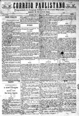 Correio paulistano [jornal], [s/n]. São Paulo-SP, 20 out. 1880.