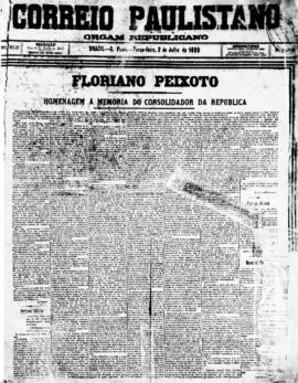 Correio paulistano [jornal], [s/n]. São Paulo-SP, 02 jul. 1895.