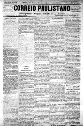 Correio paulistano [jornal], [s/n]. São Paulo-SP, 21 ago. 1882.