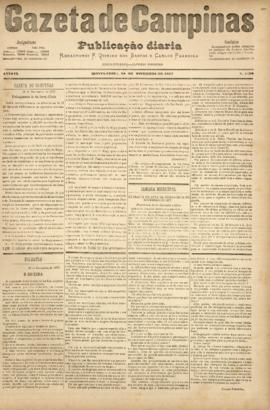 Gazeta de Campinas [jornal], a. 8, n. 1192. Campinas-SP, 29 nov. 1877.