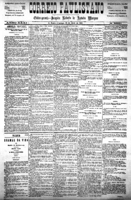 Correio paulistano [jornal], [s/n]. São Paulo-SP, 12 abr. 1885.