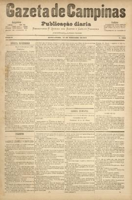 Gazeta de Campinas [jornal], a. 8, n. 1203. Campinas-SP, 13 dez. 1877.