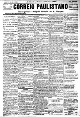 Correio paulistano [jornal], [s/n]. São Paulo-SP, 21 abr. 1883.