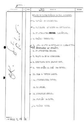 TV Tupi [emissora]. Ultra Notícias [programa]. Roteiro [televisivo], 17 dez. 1966.