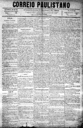 Correio paulistano [jornal], [s/n]. São Paulo-SP, 17 jul. 1882.