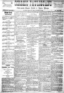 Correio paulistano [jornal], [s/n]. São Paulo-SP, 20 nov. 1884.