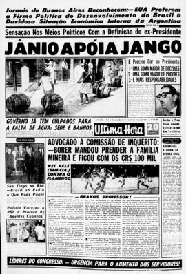Última Hora [jornal]. Rio de Janeiro-RJ, 28 mar. 1963 [ed. vespertina].