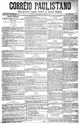 Correio paulistano [jornal], [s/n]. São Paulo-SP, 27 mar. 1887.