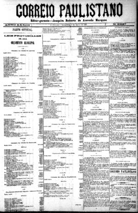 Correio paulistano [jornal], [s/n]. São Paulo-SP, 03 jun. 1887.