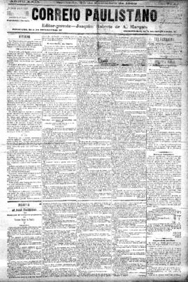 Correio paulistano [jornal], [s/n]. São Paulo-SP, 30 set. 1882.