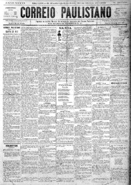 Correio paulistano [jornal], [s/n]. São Paulo-SP, 20 mar. 1890.