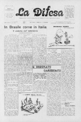 La Difesa [jornal], a. 5, n. 241. São Paulo-SP, 30 dez. 1928.