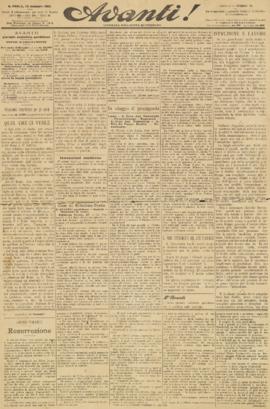 Avanti! [jornal], a. 3, n. 71. São Paulo-SP, 29 jan. 1902.