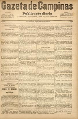Gazeta de Campinas [jornal], a. 8, n. 1202. Campinas-SP, 12 dez. 1877.