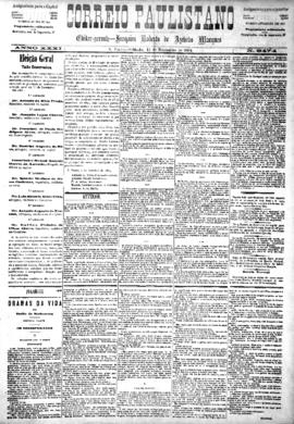 Correio paulistano [jornal], [s/n]. São Paulo-SP, 15 nov. 1884.