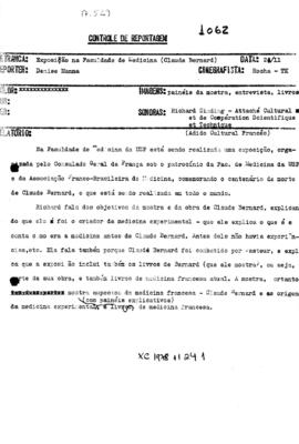 TV Tupi [emissora]. Dossiê subsidiário [programa não identificado], 24 nov. 1978.